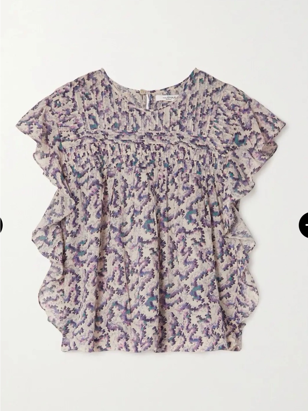 Isabel Marant Toile Ilayona Ruffle Top 36